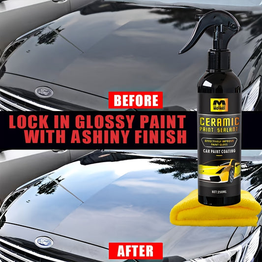 Ultimate Shield Ceramic Coating for Cars - Advanced Hydrophobic Formula, Enhanced Shine & Super Protection, Easy to Apply, Long-Lasting & Weather-Resistant - All gadgets Market #