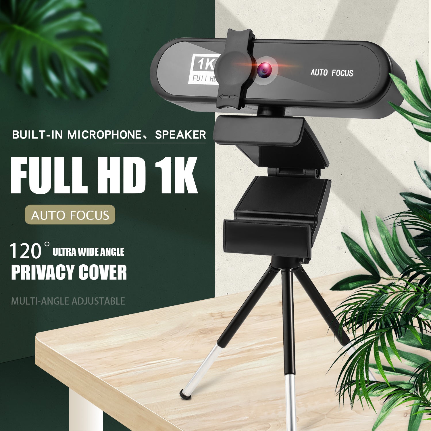 4k Beauty Auto Focus 1080p Computer Camera 8K Network USB Live Webcam 2K Drive Free - All gadgets Market #