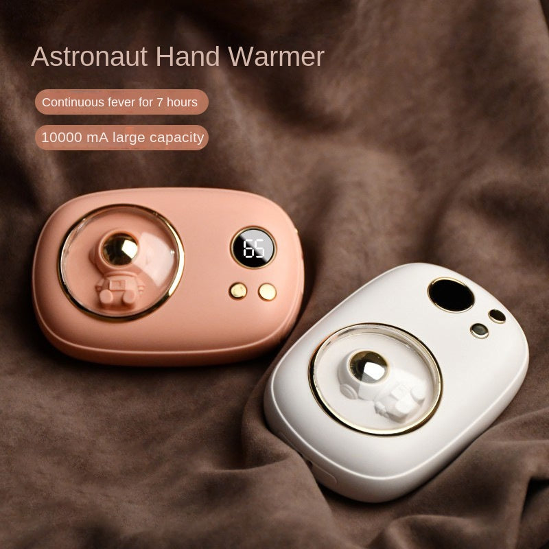 Mini Space Number Display Warm Hand Treasure 2-in-1 Warm Hand Treasure Charging - All gadgets Market #