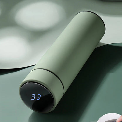 500ml Smart Water Bottle Stainless Steel Thermos Temperature Display Leakproof Vacuum Flasks Coffee Cup Milk Mug Christmas Gift - All gadgets Market #