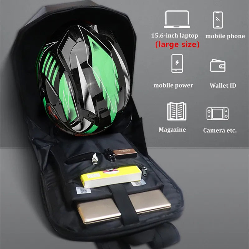 LED Backpack Hard Shell Display Laptop Bag - All gadgets Market #