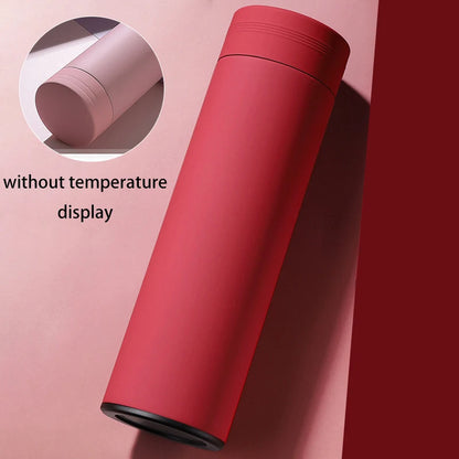 500ml Smart Water Bottle Stainless Steel Thermos Temperature Display Leakproof Vacuum Flasks Coffee Cup Milk Mug Christmas Gift - All gadgets Market #