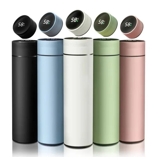 500ml Smart Thermos Bottle with LED Temperature Display - All gadgets Market #