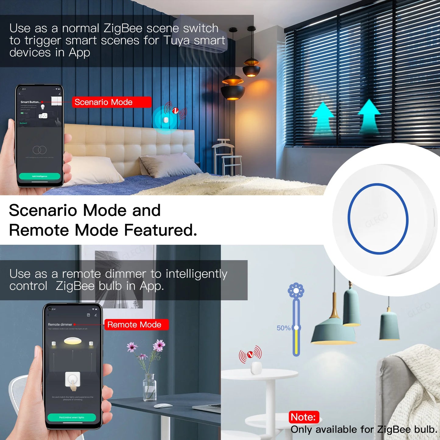 Tuya ZigBee Wireless Smart Button - All gadgets Market #