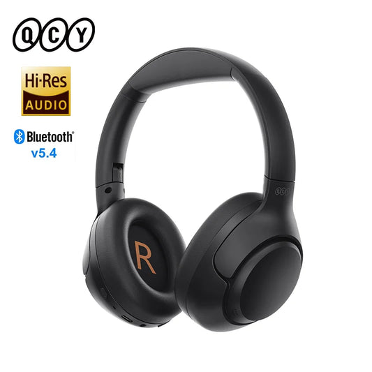 QCY H3 ANC Wireless Headphones Bluetooth 5.4 Hi-Res Audio Over Ear Headset 43dB Hybrid Active Noise Cancellation Earphones 60H - All gadgets Market #