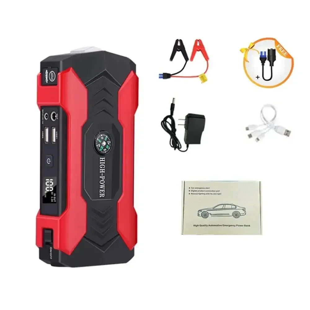 99800mAh 20000mAh Car Jump Starter 3000A Starting Device Portable Power Bank Battery Starter Launcher For Car Booster Articles - All gadgets Market #