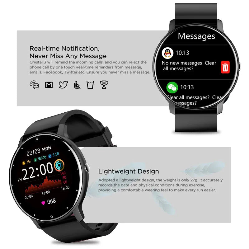 2024 Smart Watch Full Touch Fitness Tracker - All gadgets Market #