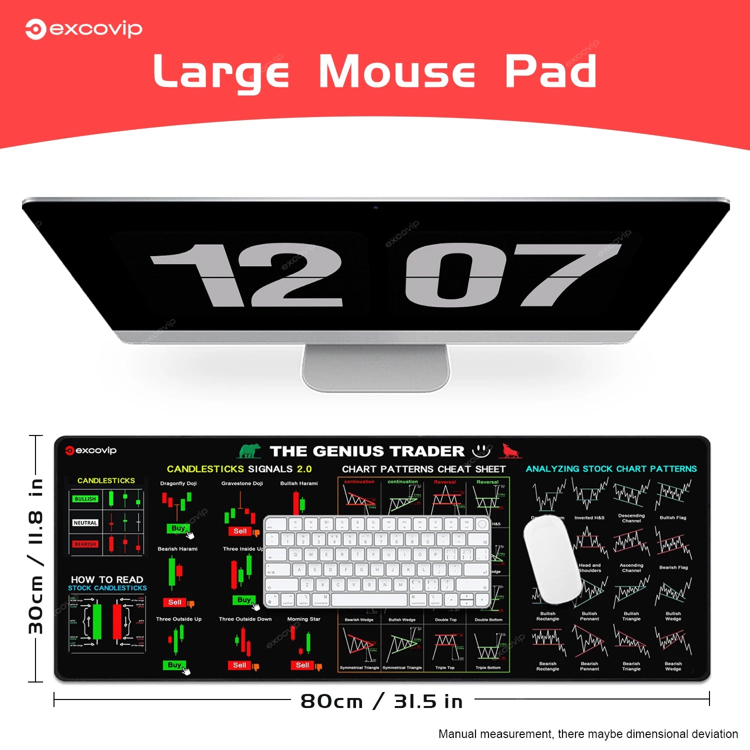 Stock Market Mouse Pad Large - All gadgets Market #