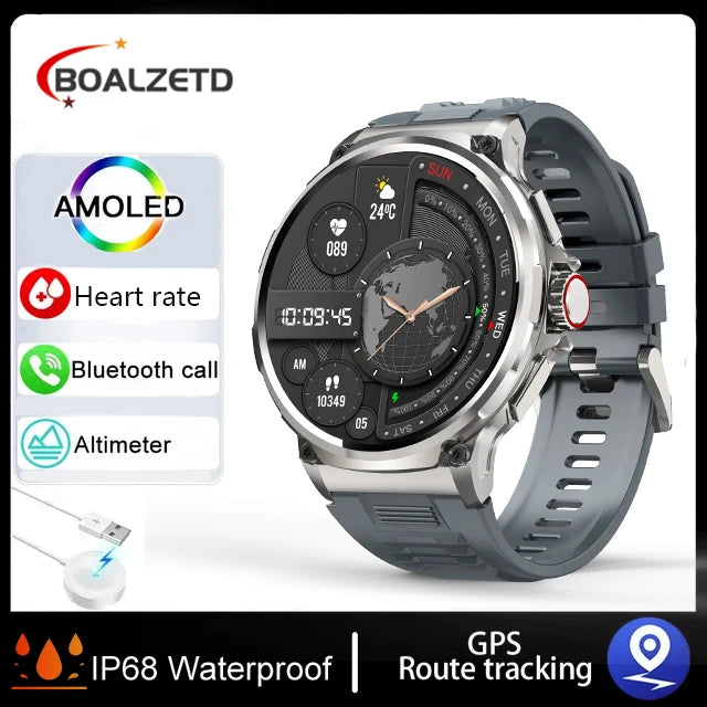 New 710mAh Bluetooth Call Smart Watch Men Sports Fitness Watches  1.85"HD Heart Monitor Waterproof Smartwatch For XIAOMI Android - All gadgets Market #