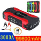 99800mAh 20000mAh Car Jump Starter 3000A Starting Device Portable Power Bank Battery Starter Launcher For Car Booster Articles - All gadgets Market #