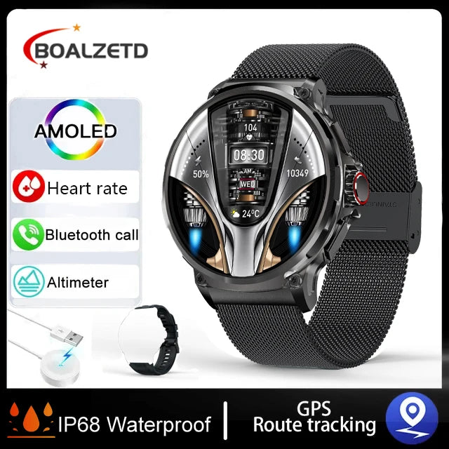 New 710mAh Bluetooth Call Smart Watch Men Sports Fitness Watches  1.85"HD Heart Monitor Waterproof Smartwatch For XIAOMI Android - All gadgets Market #