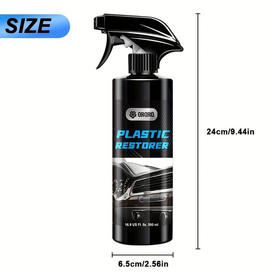 16.9oz Plastic Restorer for Cars Ceramic Plastic Coating  car dashboard, Door Plastics, Window Strips, Roof Rails Leather Polish & Rubber Bumper Repair - All gadgets Market #