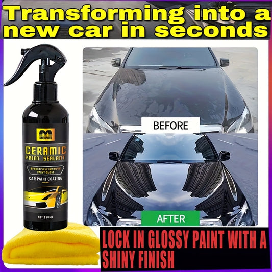 Ultimate Shield Ceramic Coating for Cars - Advanced Hydrophobic Formula, Enhanced Shine & Super Protection, Easy to Apply, Long-Lasting & Weather-Resistant - All gadgets Market #